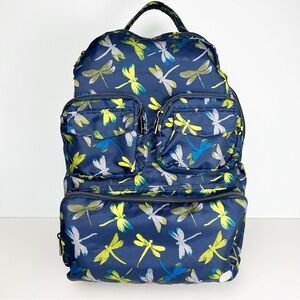 LUG Puddle Jumper Blue Dragonfly Travel Organizer Beach Gym Bag Tote Backpack